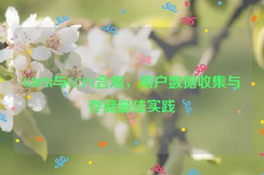 GDPR與CCPA合規(guī)，用戶數(shù)據(jù)收集與存儲最佳實(shí)踐