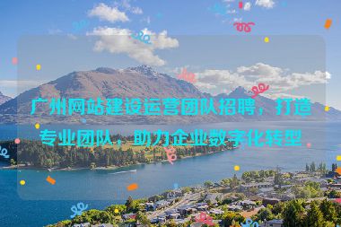 廣州網(wǎng)站建設(shè)運營團隊招聘，打造專業(yè)團隊，助力企業(yè)數(shù)字化轉(zhuǎn)型