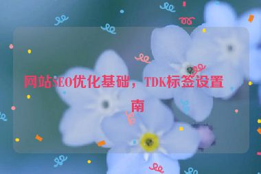 網站SEO優(yōu)化基礎，TDK標簽設置指南