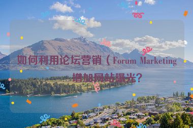 如何利用論壇營銷（Forum Marketing）增加網(wǎng)站曝光？