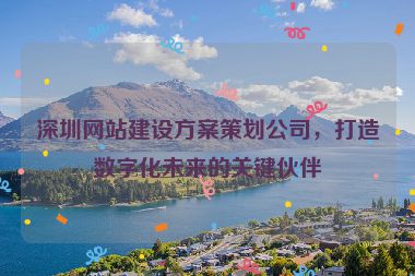 深圳網(wǎng)站建設(shè)方案策劃公司，打造數(shù)字化未來的關(guān)鍵伙伴