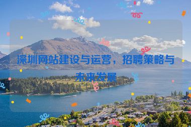 深圳網(wǎng)站建設(shè)與運營，招聘策略與未來發(fā)展