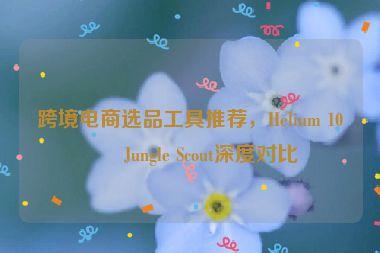跨境電商選品工具推薦，Helium 10與Jungle Scout深度對比
