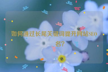 如何通過長尾關(guān)鍵詞提升網(wǎng)站SEO排名？