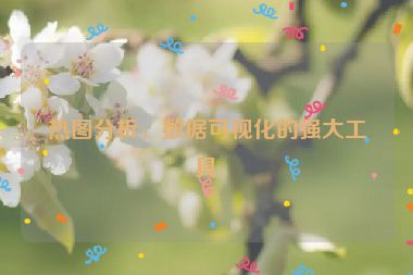 熱圖分析，數(shù)據(jù)可視化的強(qiáng)大工具