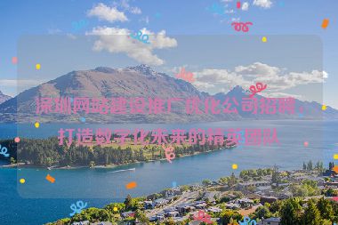 深圳網(wǎng)站建設(shè)推廣優(yōu)化公司招聘，打造數(shù)字化未來的精英團(tuán)隊(duì)