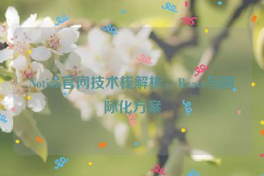 Notion官網(wǎng)技術(shù)棧解析，React與國際化方案
