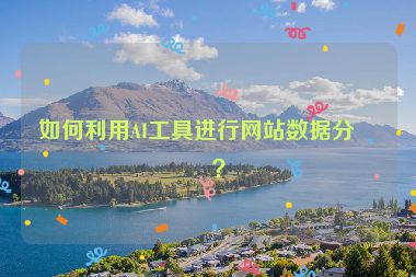 如何利用AI工具進行網(wǎng)站數(shù)據(jù)分析？