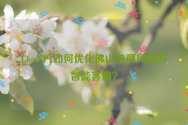 ChatGPT如何優(yōu)化佛山電商網站的智能客服？