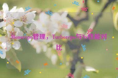 Monorepo管理，Turborepo與Nx性能對比